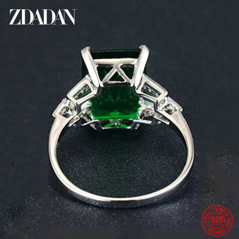 ZDADAN Emerald Ring